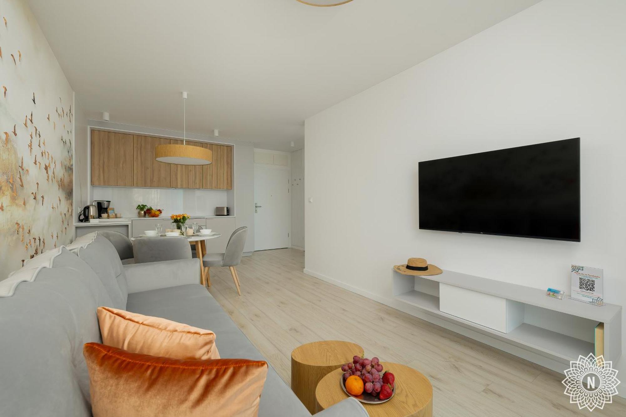 Apartamento Seaside Whiteblue I Sauna & Fitness & Bawialnia Dla Dzieci & Rowerownia - W Cenie Pobytu