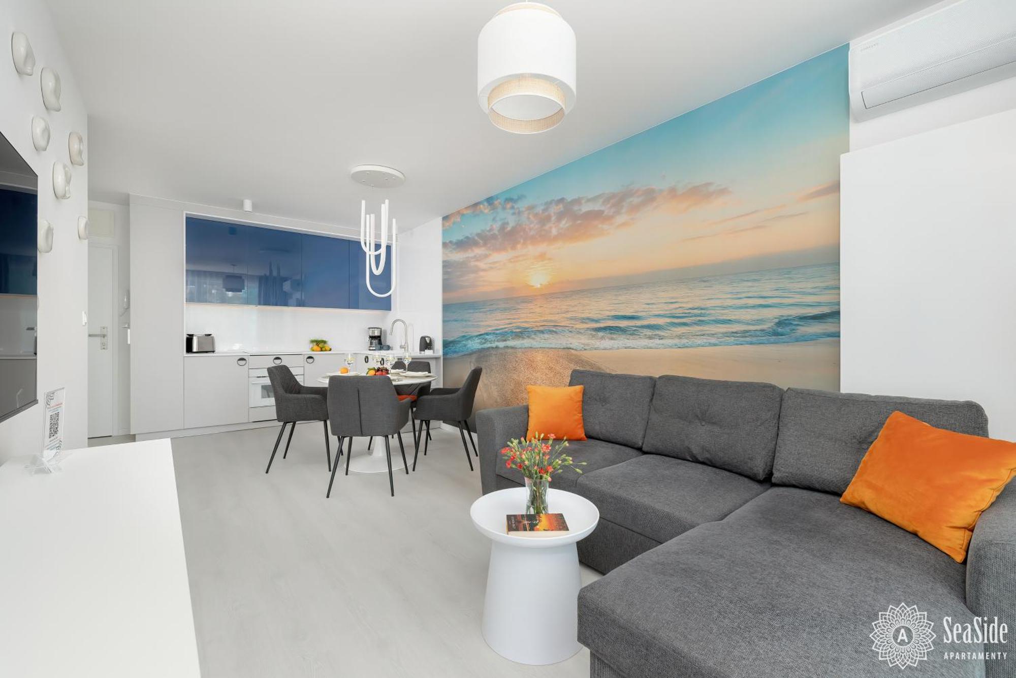 Apartamento Seaside Whiteblue I Sauna & Fitness & Bawialnia Dla Dzieci & Rowerownia - W Cenie Pobytu