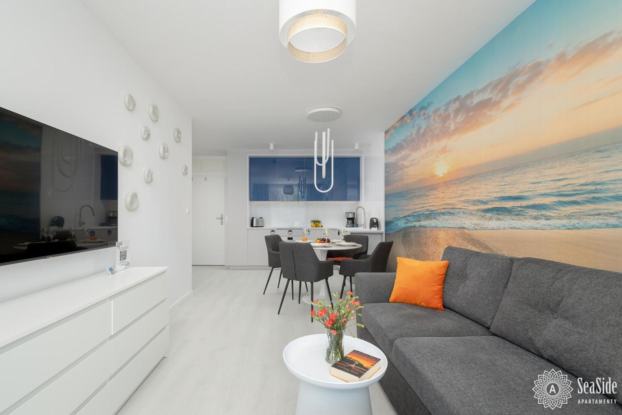 Apartamento Seaside Whiteblue I Sauna & Fitness & Bawialnia Dla Dzieci & Rowerownia - W Cenie Pobytu
